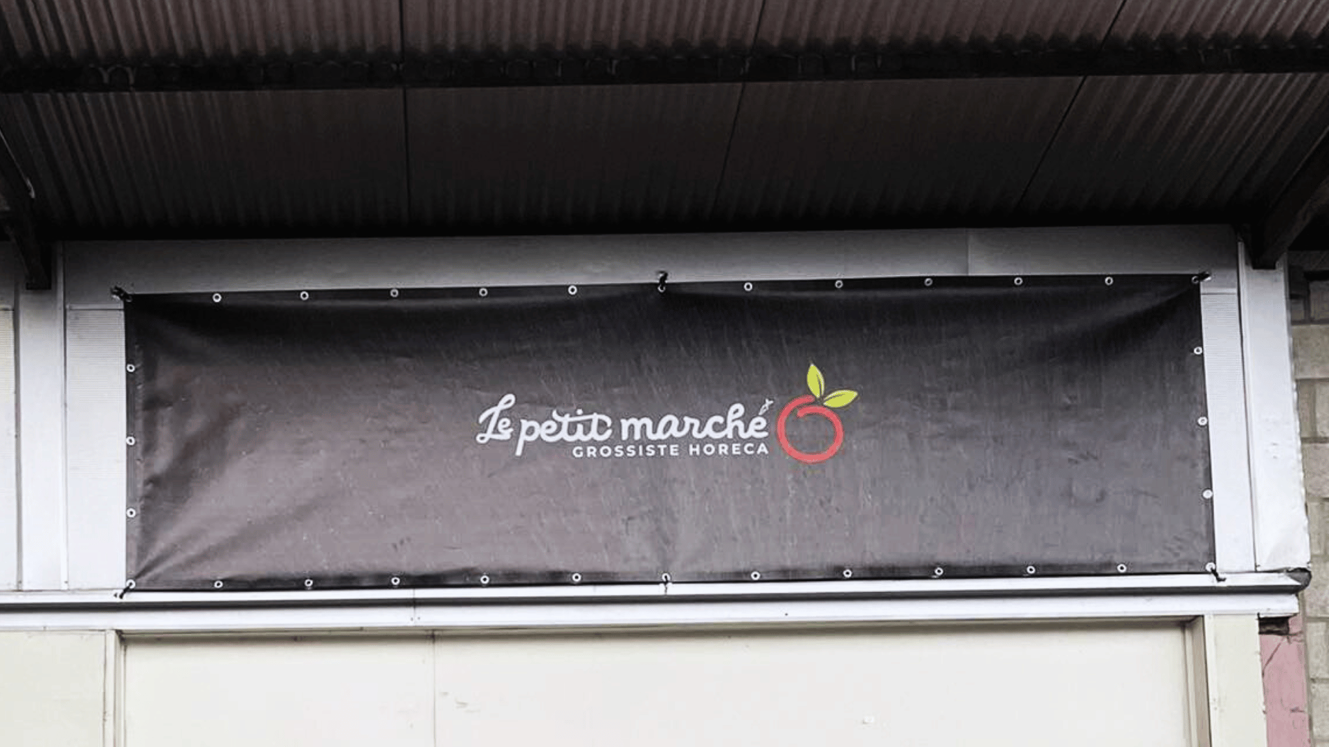 Visuel projet Le Petit Marché – identité visuelle Yelram