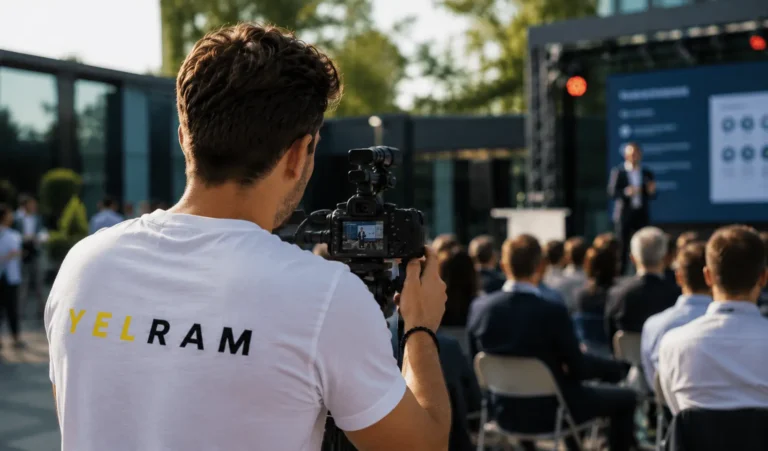 Tournage d’une conférence par Yelram