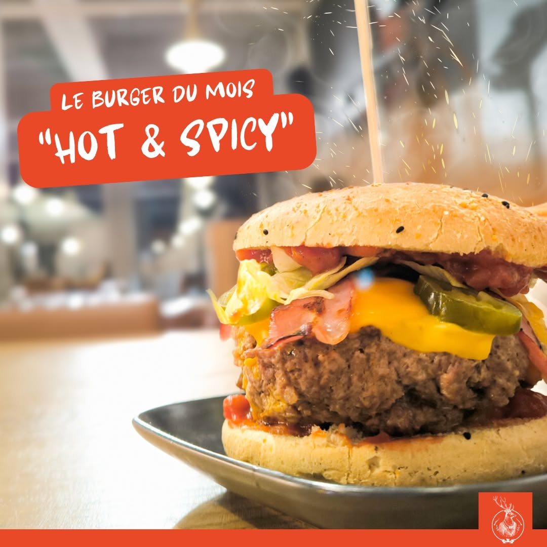 Burger du mois Hot & Spicy du Hunter, shooting et cr&eacute;ation Yelram